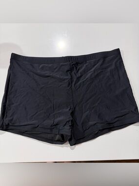 Black Stretch Swim Shorts